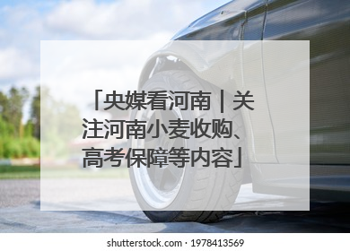 央媒看河南｜关注河南小麦收购、高考保障等内容